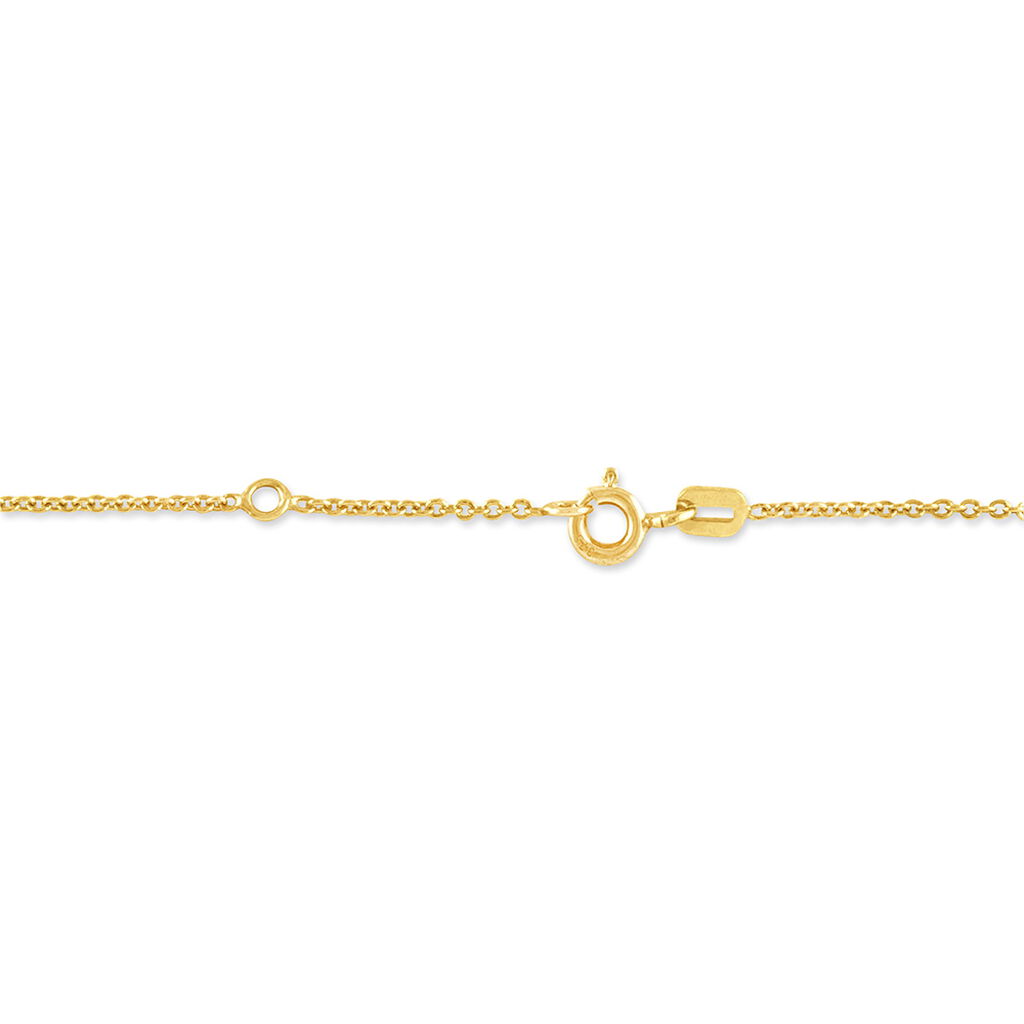 Bracelet Identité Esta Maille Forçat Or Jaune - Bracelets Communion Enfant | Histoire d’Or