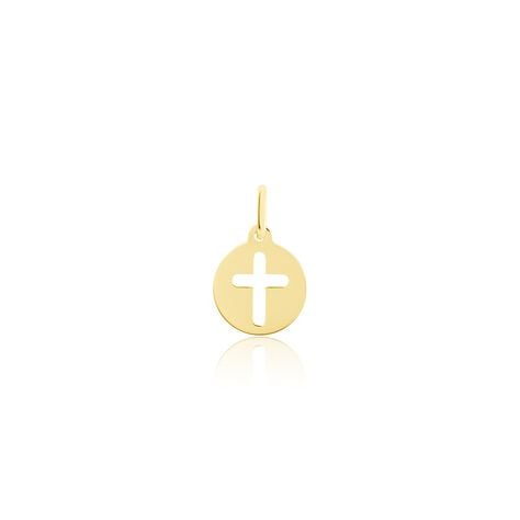 Pendentif Crystin Or Jaune - Pendentifs Baptême Famille | Histoire d’Or
