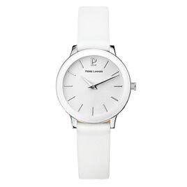 Montre Pierre Lannier Week End Ligne Pure Blanc - Montres Femme | Histoire d’Or