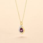 Collier Dalil Or Jaune Amethyste Oxyde - Colliers Femme | Histoire d&rsquo;Or
