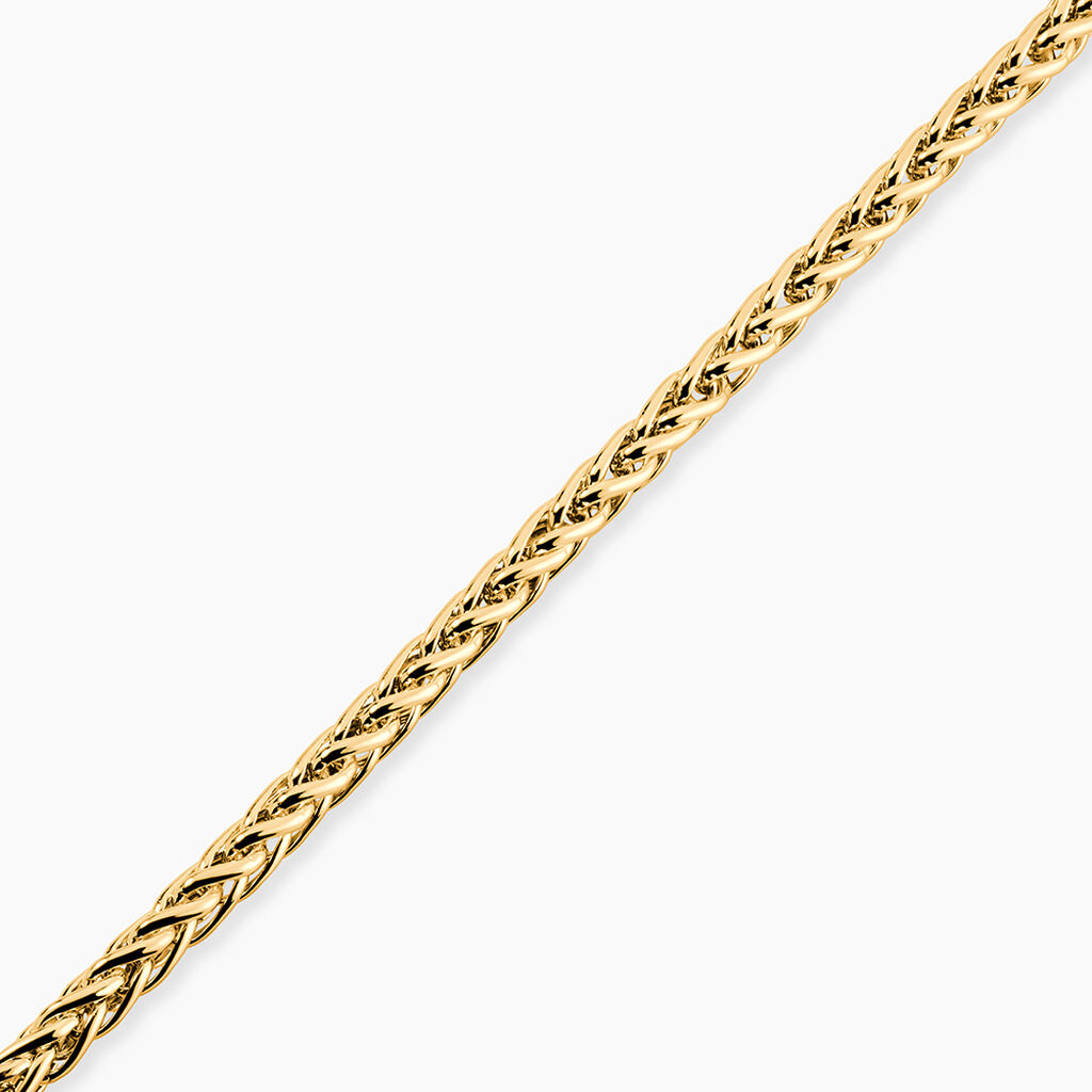 Bracelet Jany Maille Palmier Or Jaune - Bracelets cha&icirc;ne Femme | Histoire d&rsquo;Or