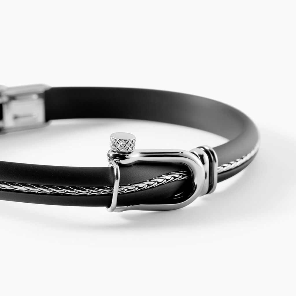 Bracelet Seb Acier Blanc - Bracelets Homme | Histoire d&rsquo;Or