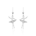 Boucles D'oreilles Pendantes Ritej Argent Blanc - Boucles d'oreilles fantaisie Femme | Histoire d&rsquo;Or