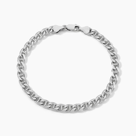 Bracelet Maille Argent Piato - Bracelets cha&icirc;ne Homme | Histoire d&rsquo;Or
