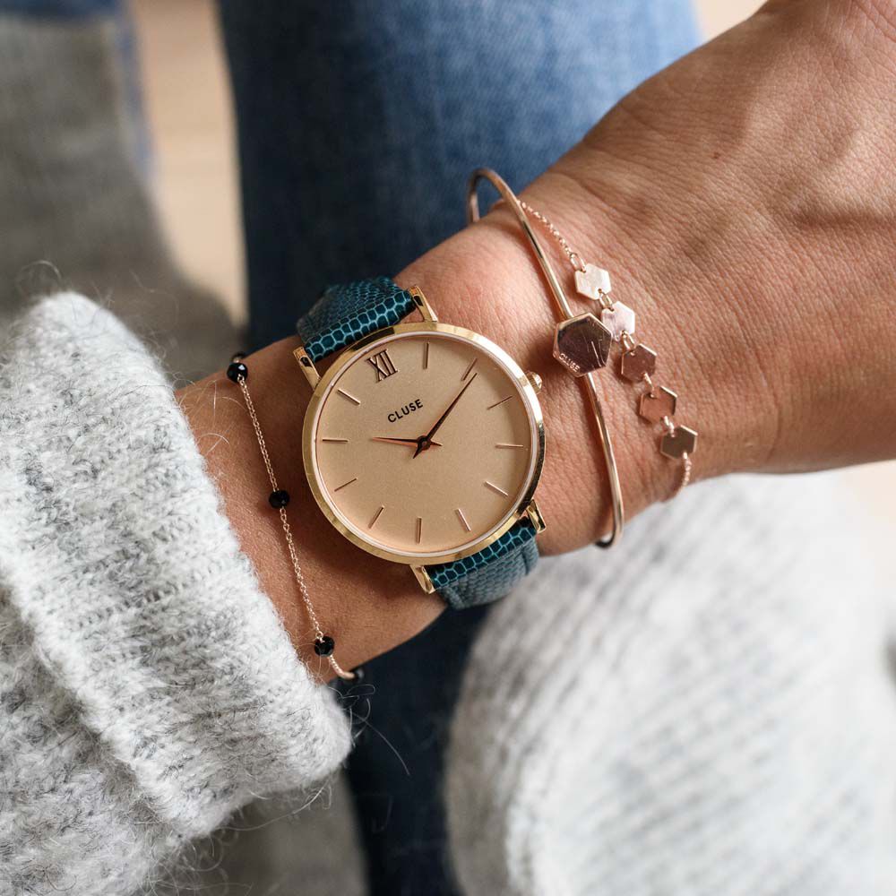 Montres tendances Acier Boucle Ardillon Anses Rose Ronde - HIMFRQC2710 •  Histoire d'Or