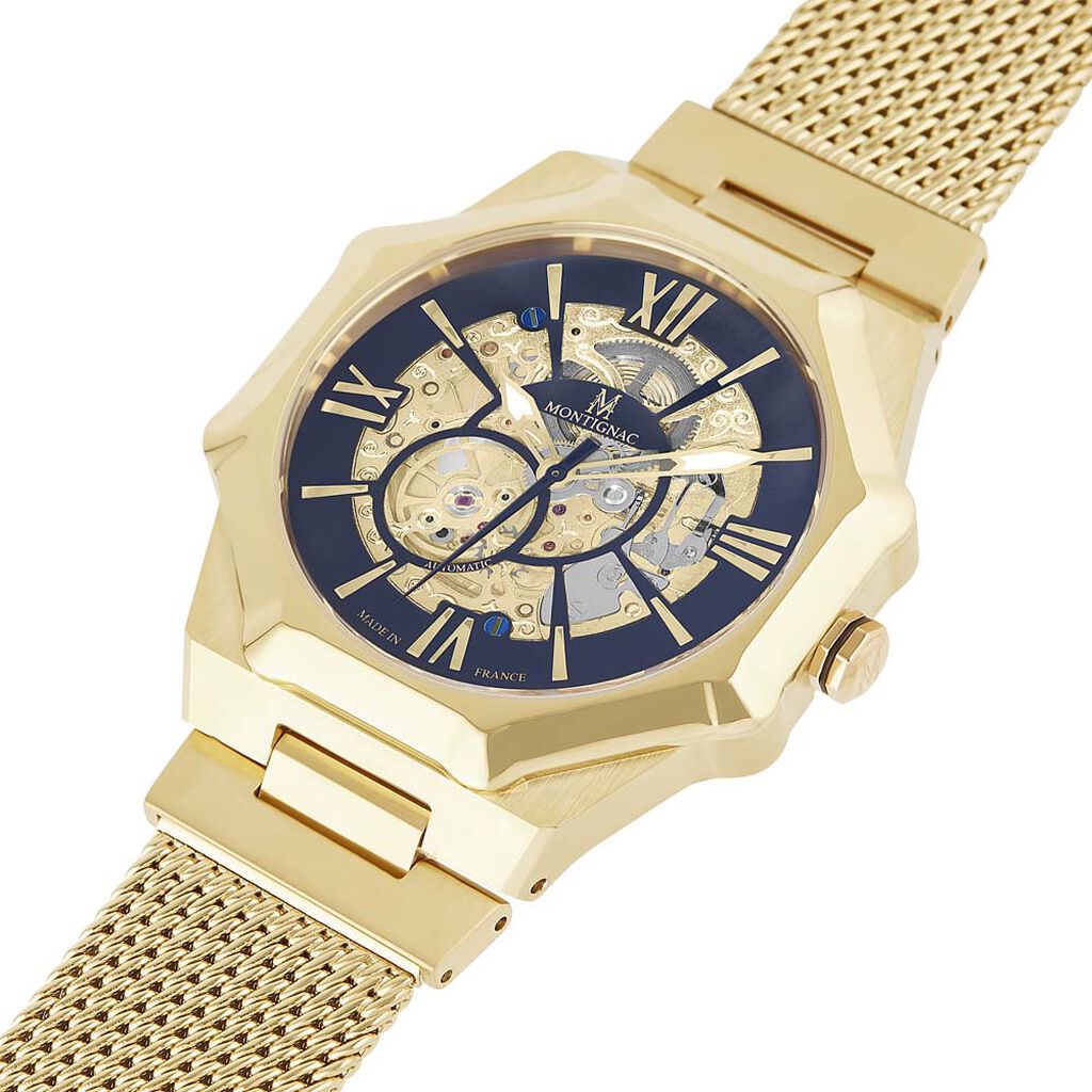 Montre Montignac Octogon Automatique Noir - Montres Homme | Histoire d&rsquo;Or
