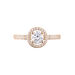 Bague Stelila Or Rose Oxyde De Zirconium - Bagues solitaires Femme | Histoire d’Or