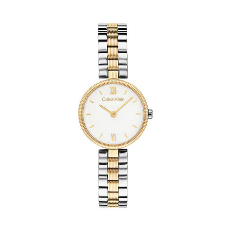 Montre Calvin Klein Gleam Blanc - Montres Femme | Histoire d&rsquo;Or