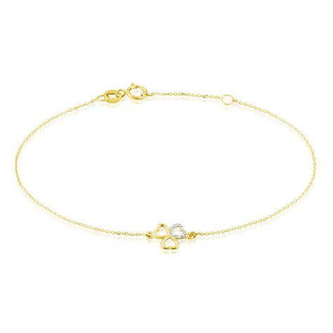 Bracelet Janene Or Jaune - Bracelets Coeur Femme | Histoire d’Or
