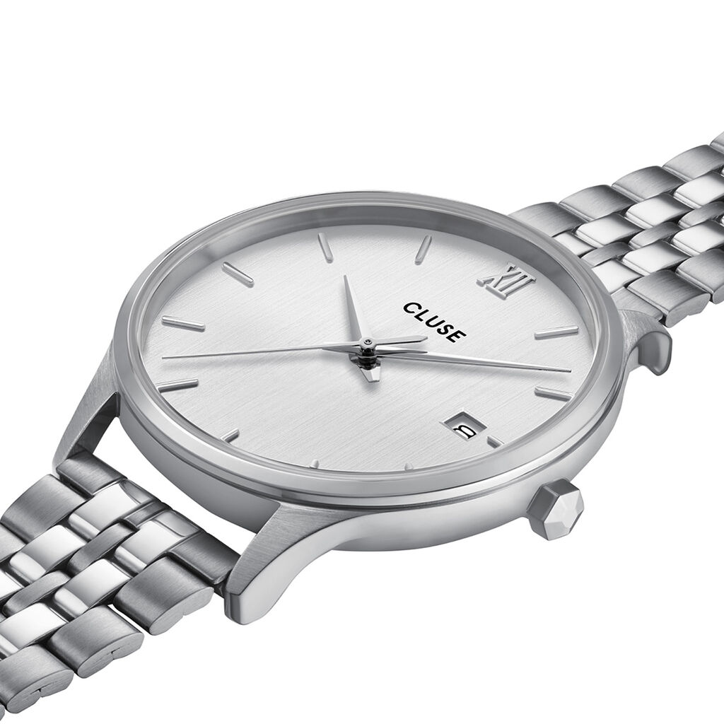 Montre Cluse Minuit Date Argenté - Montres Femme | Histoire d’Or