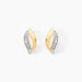 Boucles D'oreilles Puces Smeralda Or Jaune Diamant - Clous d'oreilles Femme | Histoire d’Or