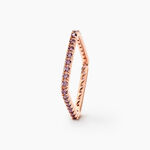 Bague Aselya Argent Rose Oxyde De Zirconium - Bagues avec pierre Femme | Histoire d&rsquo;Or