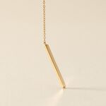 Collier Eilish Acier Jaune - Sautoirs Femme | Histoire d&rsquo;Or