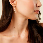 Boucles D'Oreilles Pendantes Sumati Or Jaune Oxyde De Zirconium - Boucles d'oreilles pendantes Femme | Histoire d&rsquo;Or