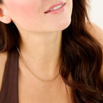 Collier Max Acier Jaune - Colliers fantaisie Femme | Histoire d&rsquo;Or