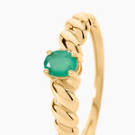 Bague Heritage Or Jaune Emeraude - Bagues solitaires Femme | Histoire d&rsquo;Or