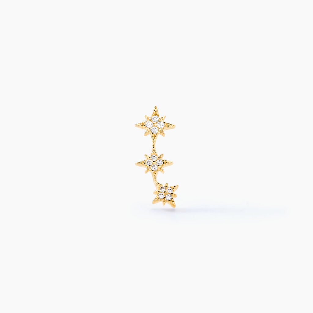 Bijou D'oreille Unitaire Arn Or Jaune Oxyde De Zirconium - Ear cuffs Femme | Histoire d’Or