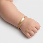 Bracelet Identit&eacute; Bartolomee Or Jaune - Bracelets Communion Enfant | Histoire d&rsquo;Or