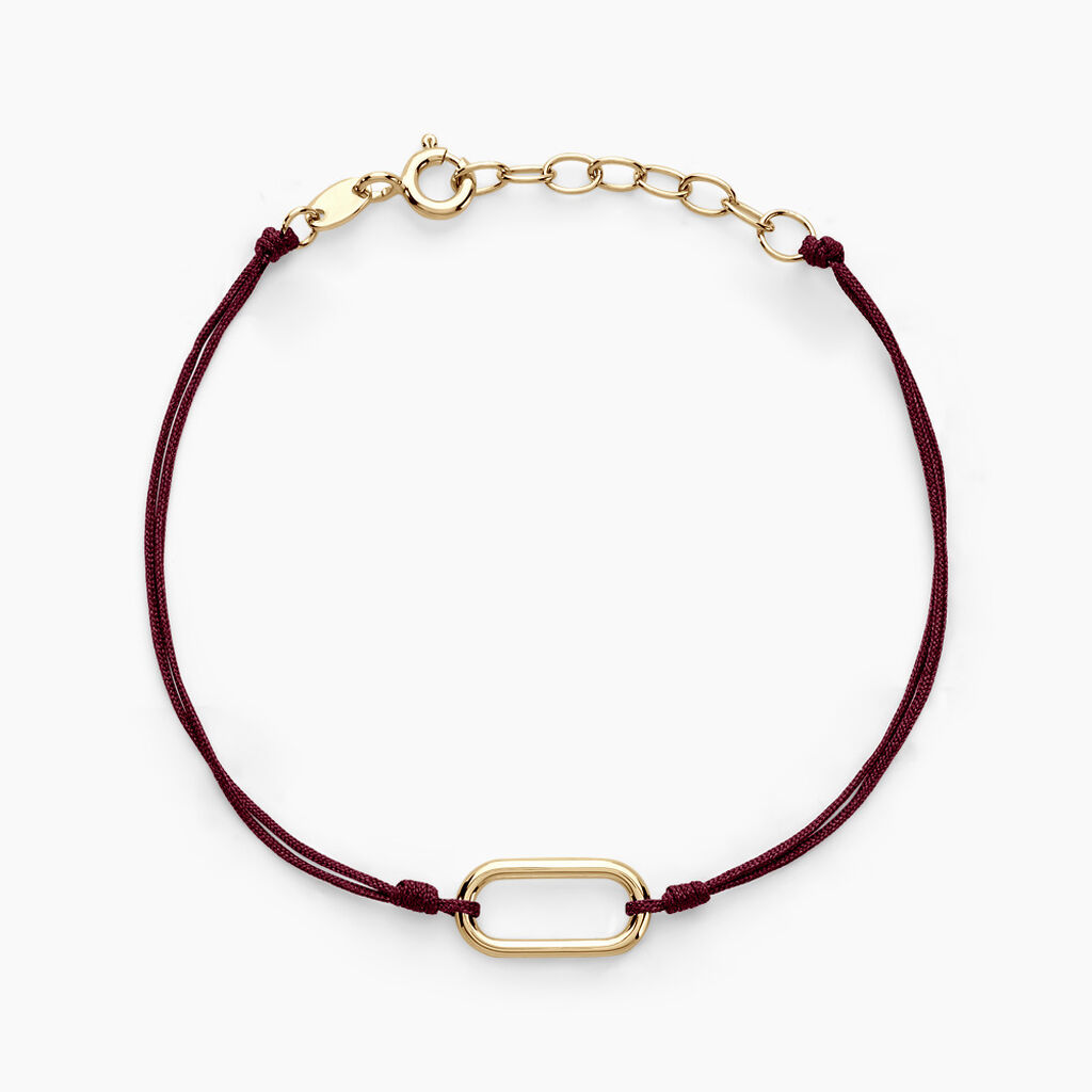 Bracelet Infini Pop Argent Jaune - Bracelets cordon Famille | Histoire d&rsquo;Or
