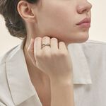 Bague Rejane Or Blanc Diamant - Bagues avec pierre Femme | Histoire d&rsquo;Or