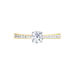 Bague Solitaire Laetitia Or Jaune Diamant Synthetique - Bagues solitaires Femme | Histoire d’Or