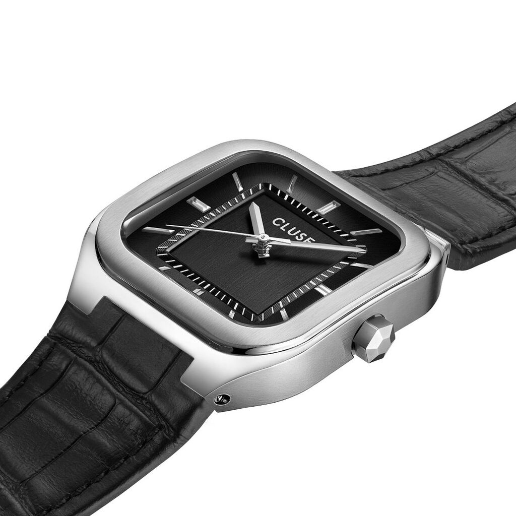 Montre Cluse Quadrus Noir - Nouveautés Homme | Histoire d’Or