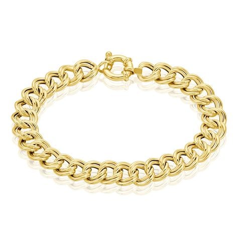 Bracelet Maille Jocky Or Jaune - Bracelets cha&icirc;ne Femme | Histoire d&rsquo;Or
