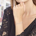 Bracelet Emna Argent Blanc Pierre De Synthese - Bracelets fantaisie Femme | Histoire d’Or