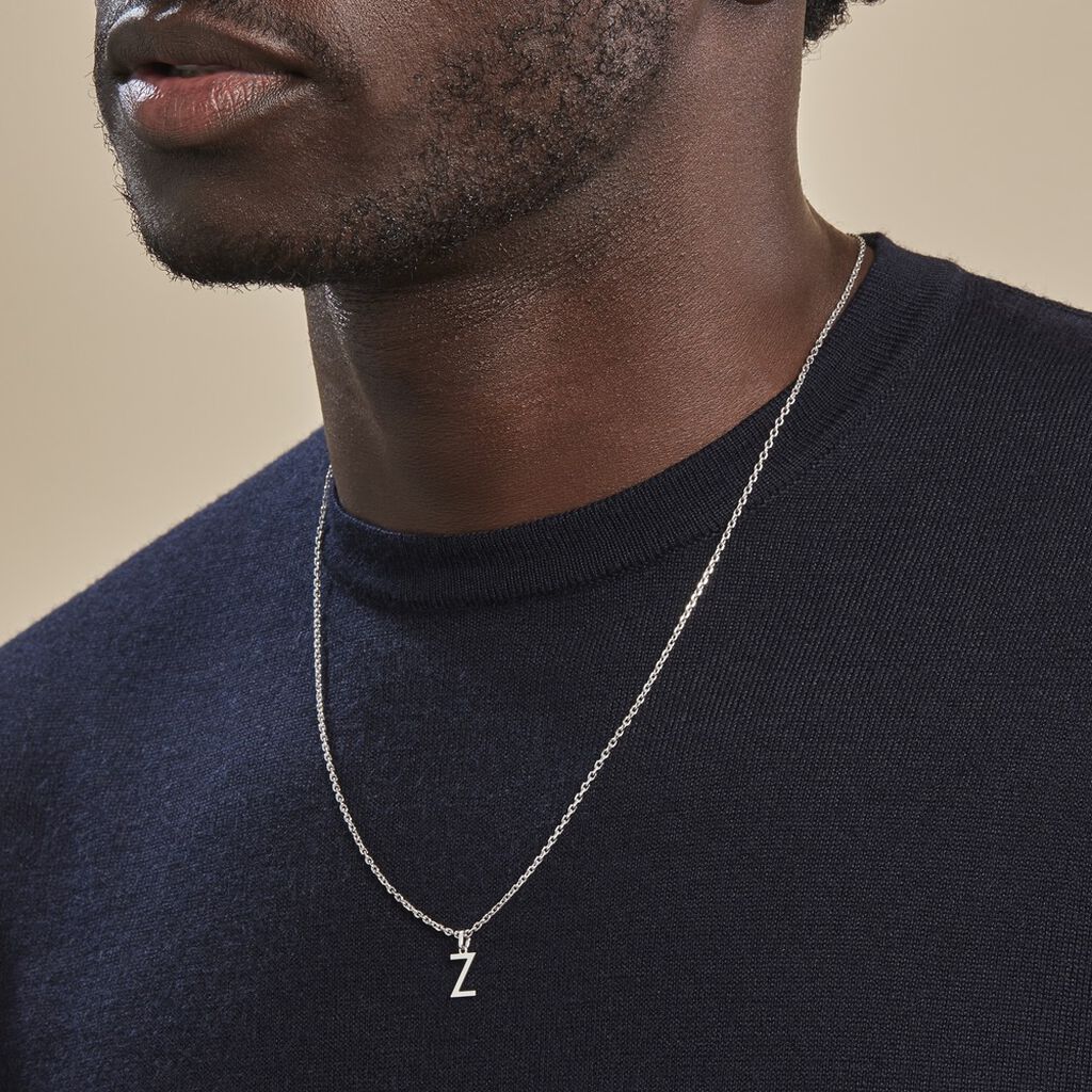 Pendentif Ionia Lettre Or Blanc - Pendentifs Famille | Histoire d’Or