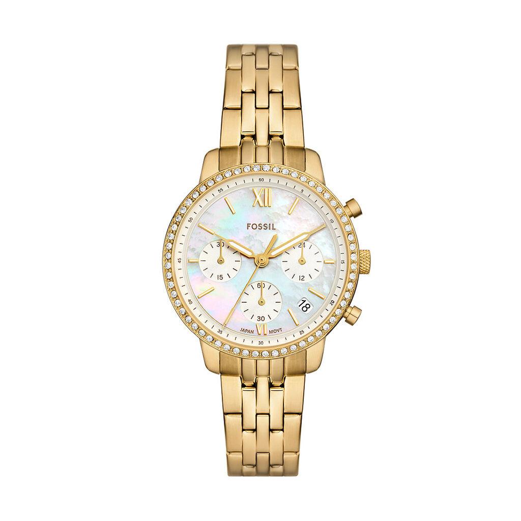 Montre Fossil Neutra Nacre Blanche - Montres Femme | Histoire d’Or