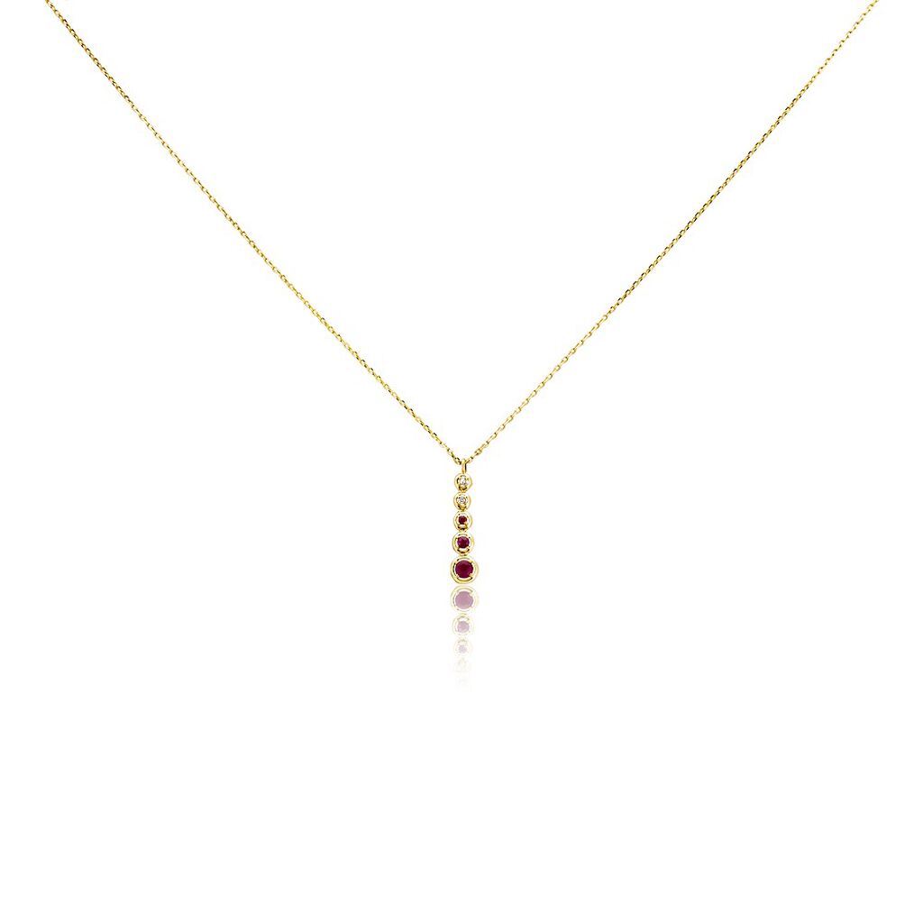 Collier Josephine Or Jaune Rubis - Colliers Femme | Histoire d’Or
