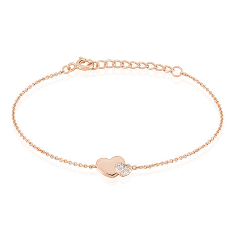 Bracelet Flamen Argent Rose Oxyde De Zirconium - Bracelets Femme | Histoire d’Or
