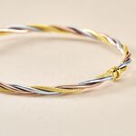 Bracelet Jonc Temani Or Tricolore - Bracelets joncs Femme | Histoire d&rsquo;Or
