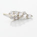 Boucles D'oreilles Puces Dahina Or Blanc Oxyde De Zirconium - Clous d'oreilles Femme | Histoire d’Or