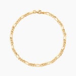 Bracelet Maille Cameo Or Jaune - Bracelets cha&icirc;ne Homme | Histoire d&rsquo;Or