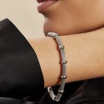 Bracelet Xara Acier Blanc - Bracelets cha&icirc;ne Femme | Histoire d&rsquo;Or