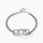 Bracelet Abassia Argent Blanc - Bracelets Femme | Histoire d&rsquo;Or