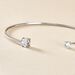 Bracelet Jonc Domitille Argent Blanc Oxyde De Zirconium - Bracelets joncs Femme | Histoire d’Or