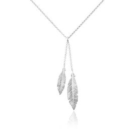 Collier Euriell Argent Blanc - Colliers Plume Femme | Histoire d’Or