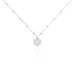 Collier Argent Blanc Mireio - Colliers fantaisie Femme | Histoire d’Or