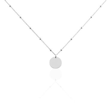 Collier Argent Blanc Mireio Collier Argent Blanc Mireio
