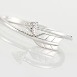 Bague Fleche Or Blanc Diamant - Bagues avec pierre Femme | Histoire d&rsquo;Or