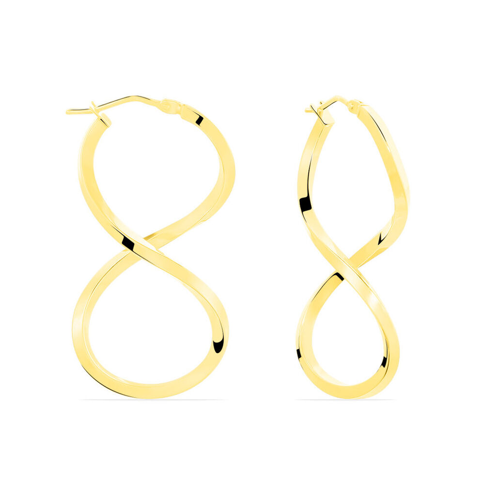 Créoles Helmine Or Jaune - Boucles d'oreilles créoles Femme | Histoire d’Or