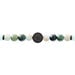 Bracelet Jourdan Yasur Acier Noir Quartz Amazonite - Bracelets Homme | Histoire d’Or