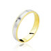 Alliance Marlise Ruban Plat Or Bicolore - Alliances Unisex | Histoire d’Or