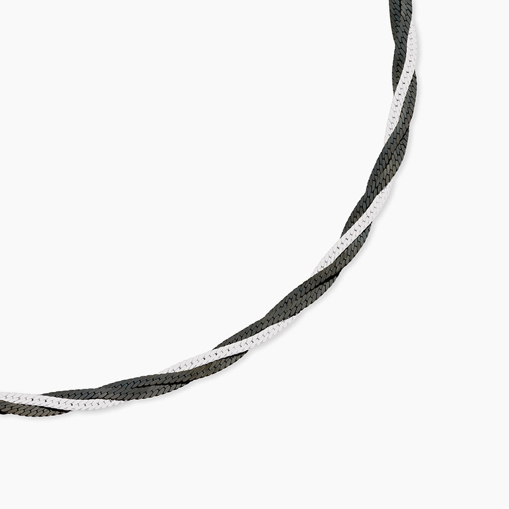Collier Ehud Argent Bicolore - Chaines Femme | Histoire d’Or