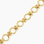 Bracelet Sahra Acier Jaune - Bijoux sans pierre Femme | Histoire d&rsquo;Or
