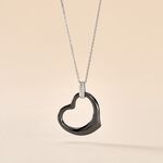 Collier Pam Argent Blanc C&eacute;ramique Et Oxyde De Zirconium - Colliers fantaisie Femme | Histoire d&rsquo;Or