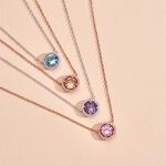 Collier Rio Copacabana Argent Rose Oxyde De Zirconium - Colliers fantaisie Femme | Histoire d&rsquo;Or