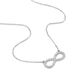Collier Klothilda Or Blanc Oxyde De Zirconium - Colliers Infini Femme | Histoire d’Or